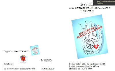 XIV Curso sobre la enfermedad de Alzheimer