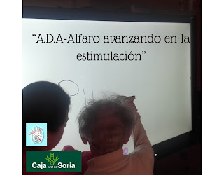 Agradecimiento a Caja Rural de Soria Alfaro, «Avanzando en la estimulación»